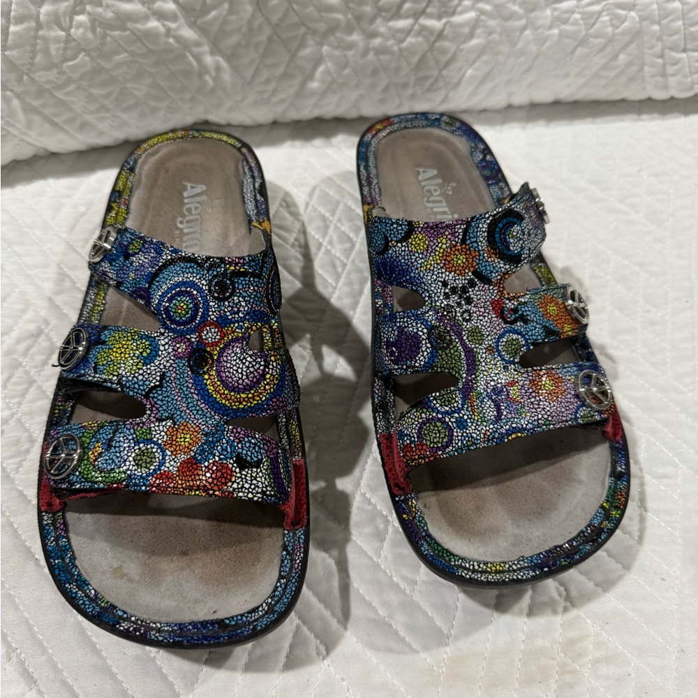 Alegria Multicolor Sandals size 8.5
